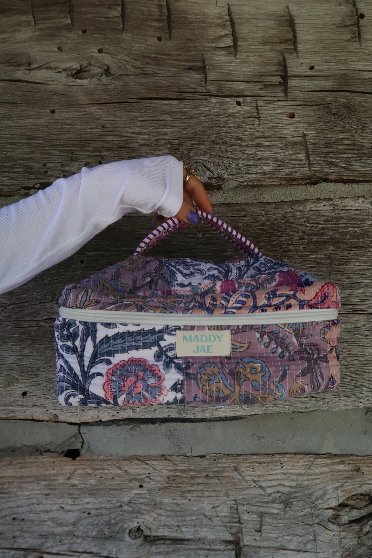 Violet Makeup Bag