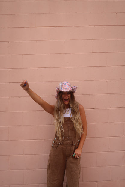 Honey Quilted Cowboy Hat