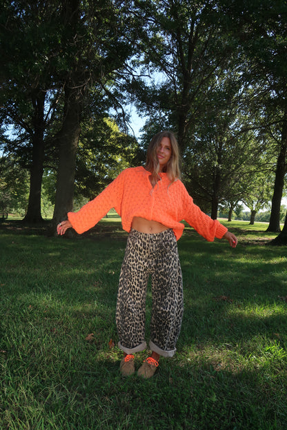 Orange you Glad it's Fall Cardi