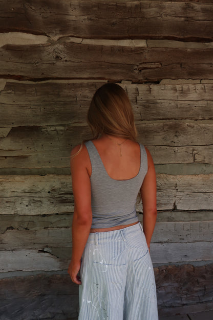 Heather Grey Back To Basics Tank
