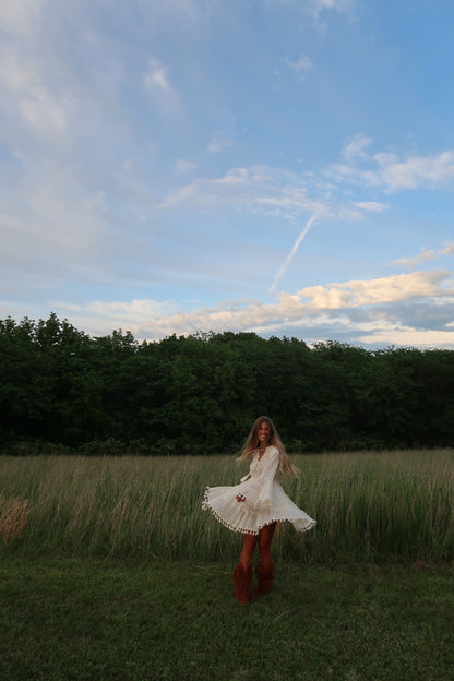 Golden Hour Shimmer Dress