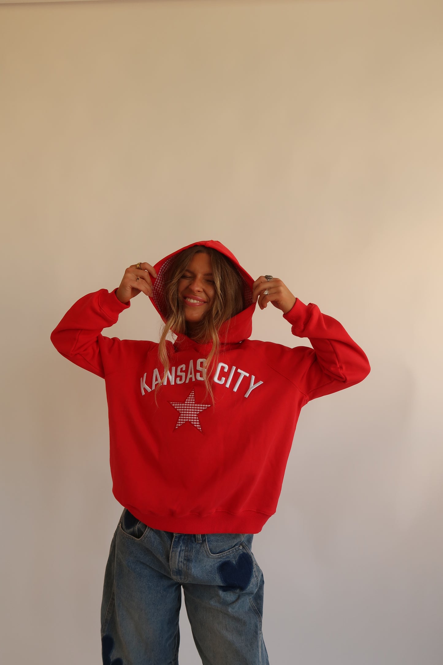 Kansas City Gingham Hoodie