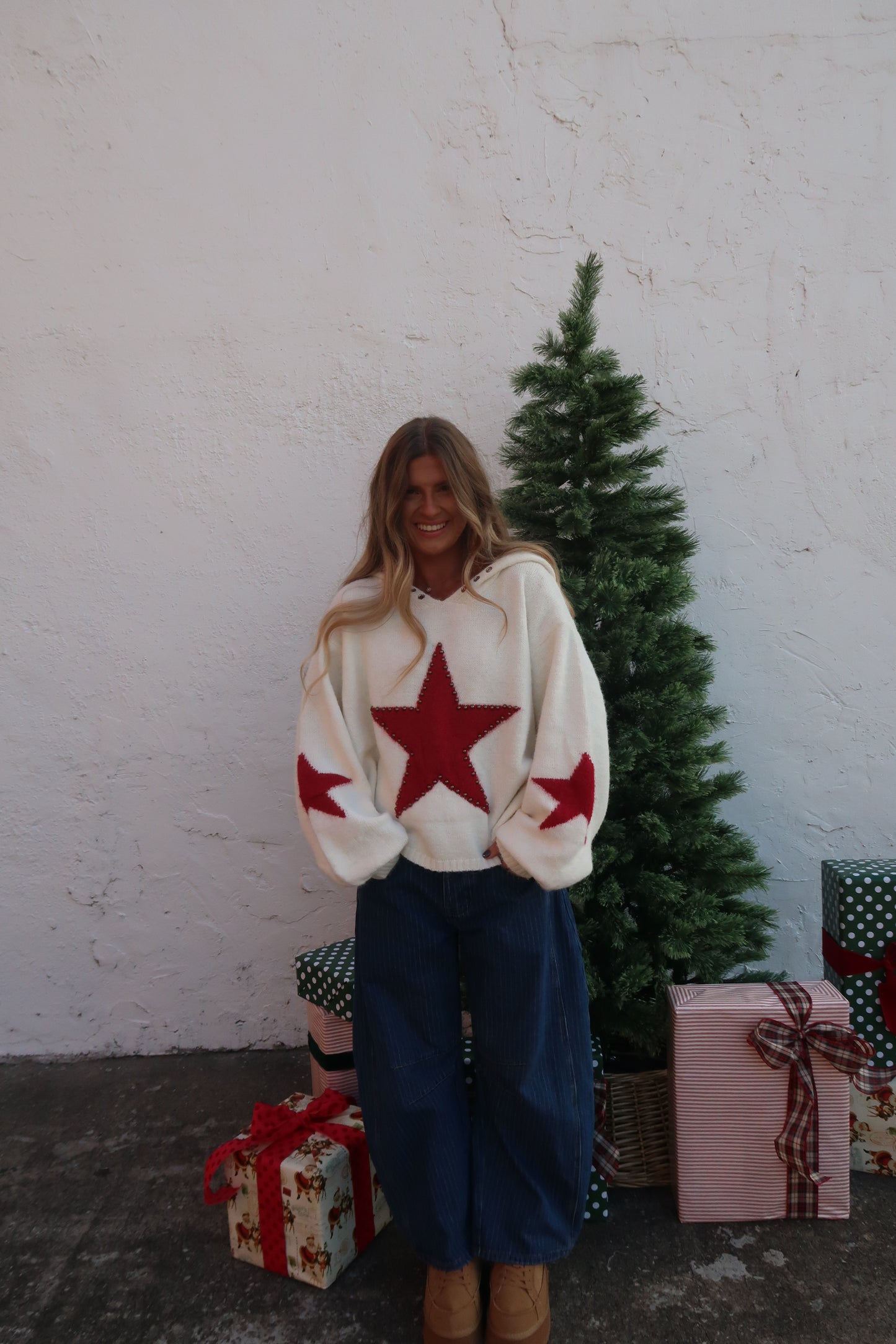 Star Hooded Sweater
