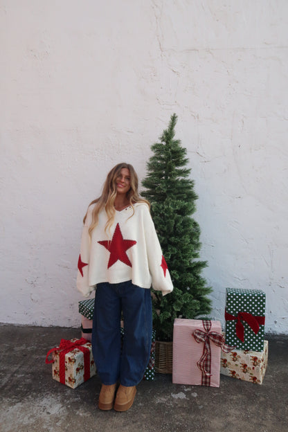 Star Hooded Sweater