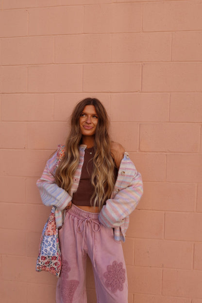 Spring Air Stripe Cardigan