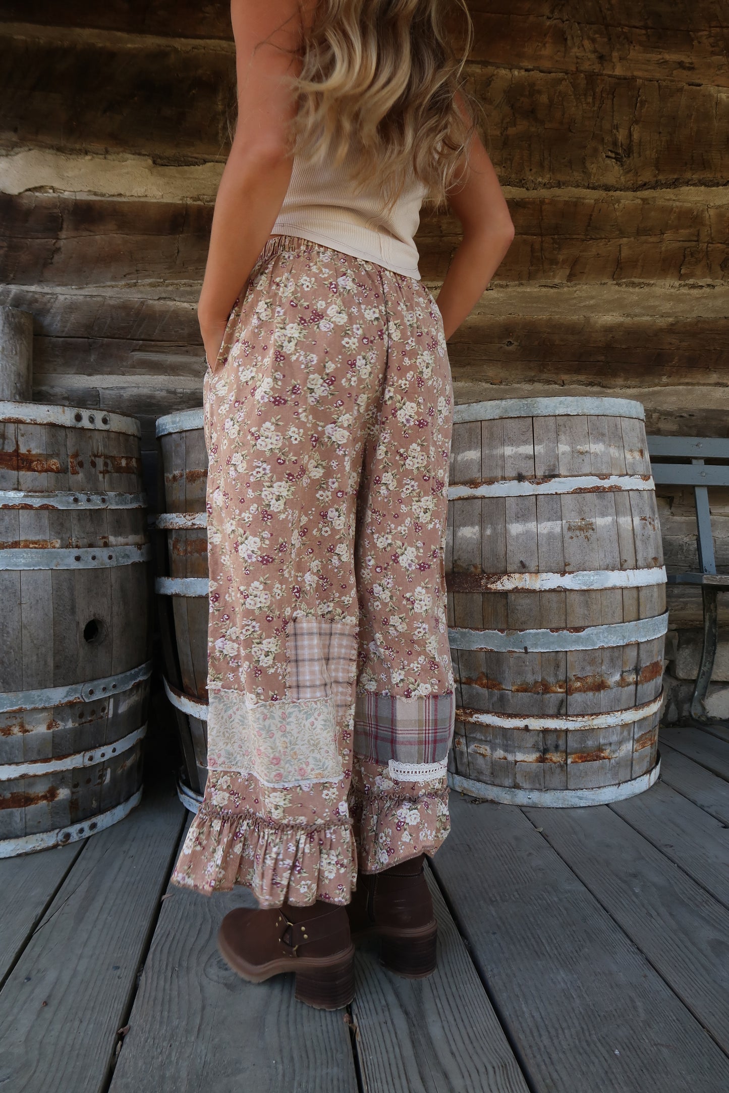 Apple Butter Floral Pants