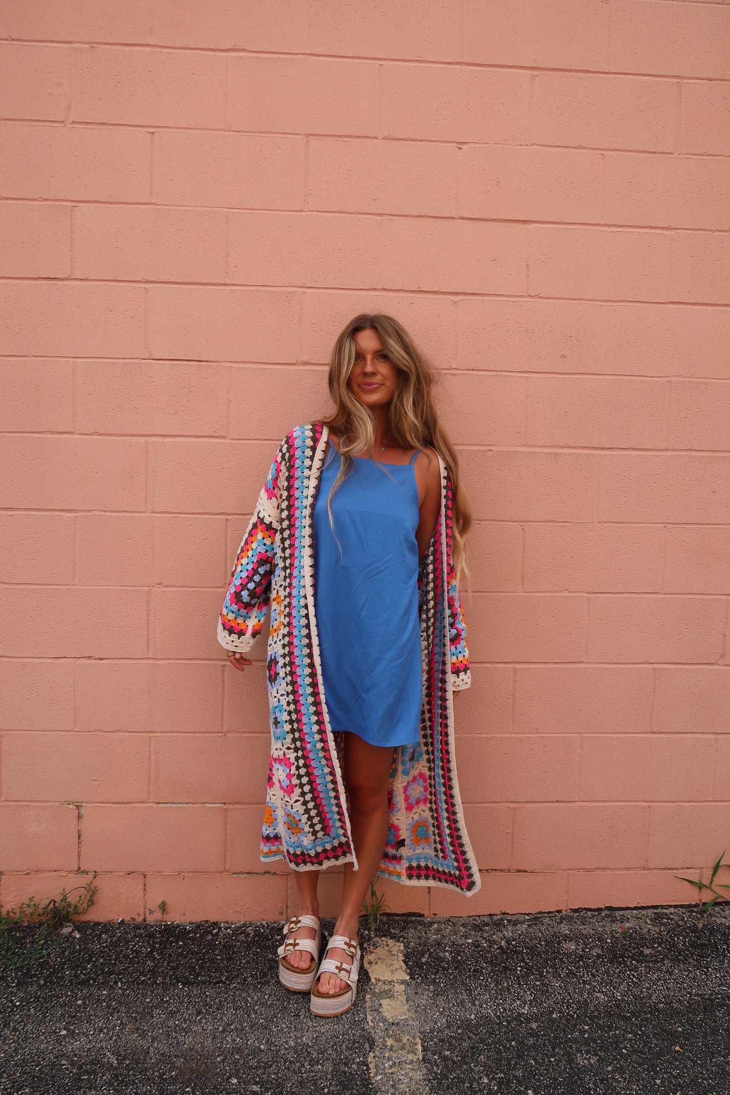 Vivid Boho Crochet Knit