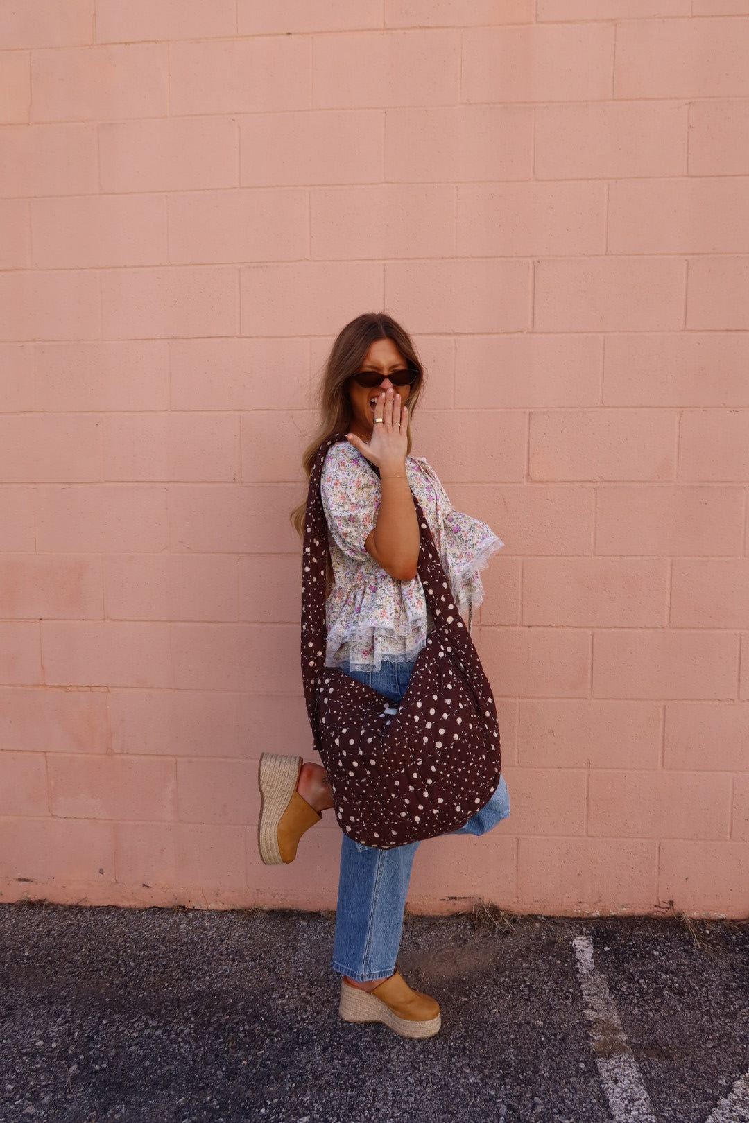 Coco Patchwork Quilted Sling Bag