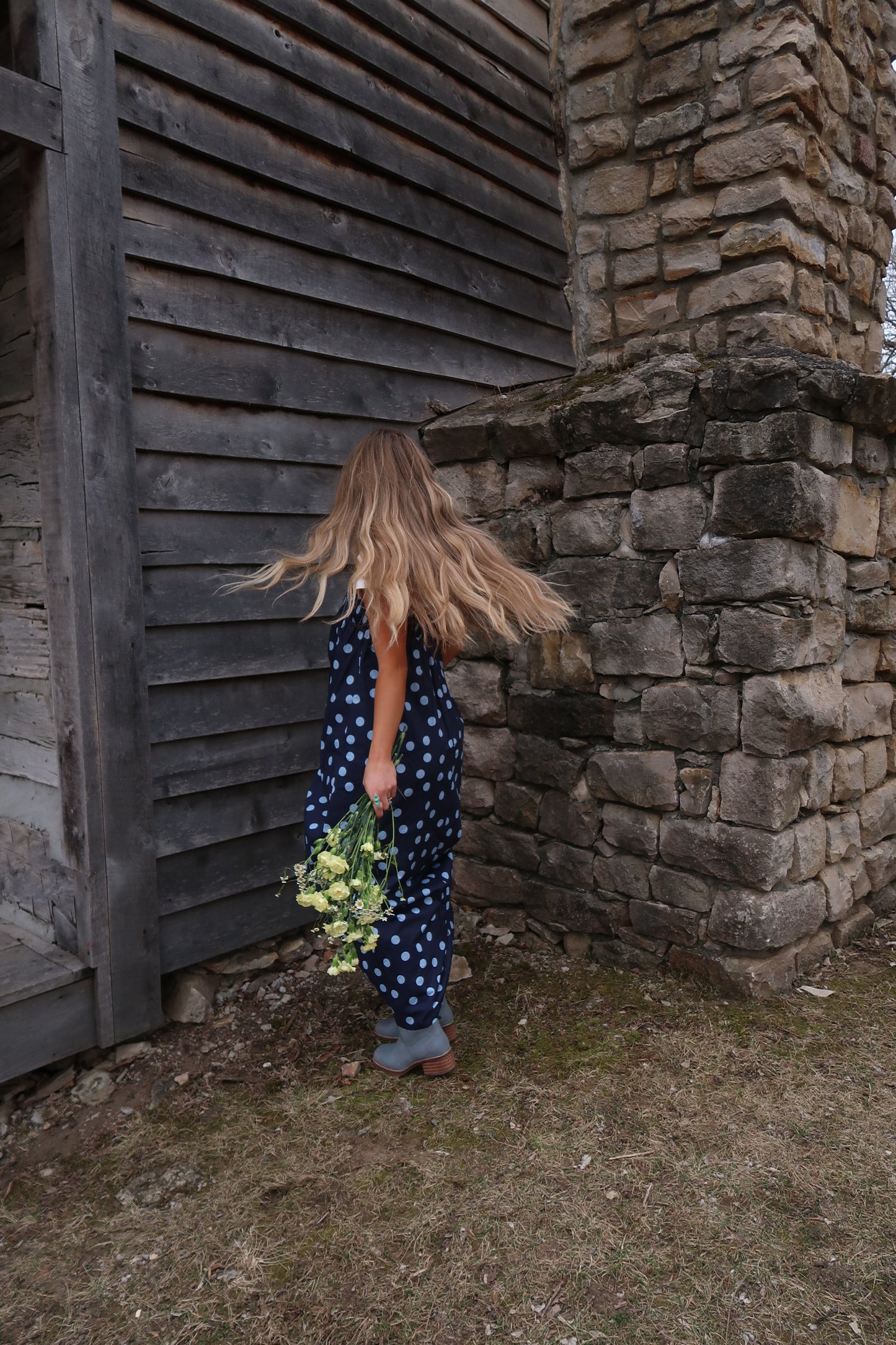 Capri Dot Maxi Dress