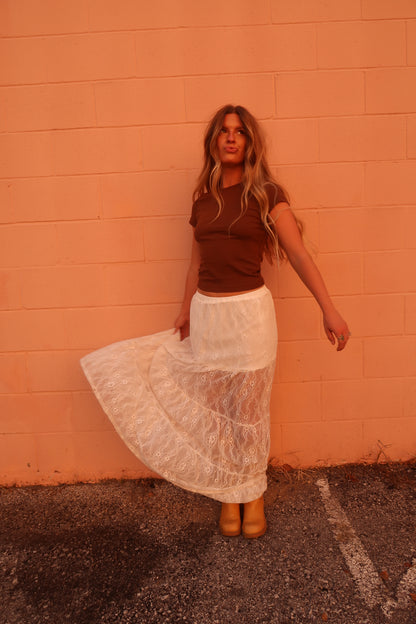 brown everyday baby tee