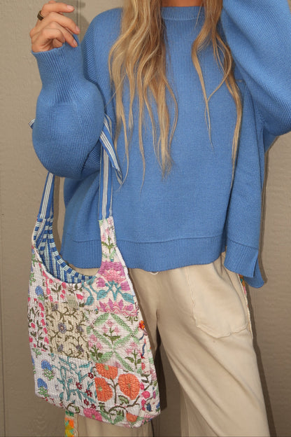 Lenny Quilted Bow Purse