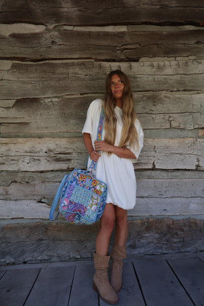 Sally Quilted XL Duffle Bag