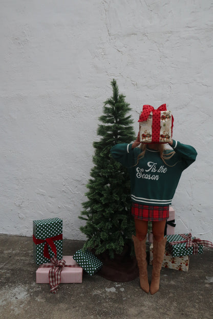 Holiday Cheer Plaid Skort