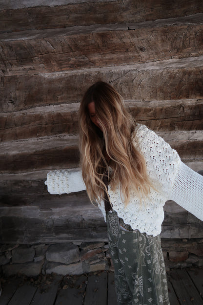 Dreamy Knit Cream Cardi
