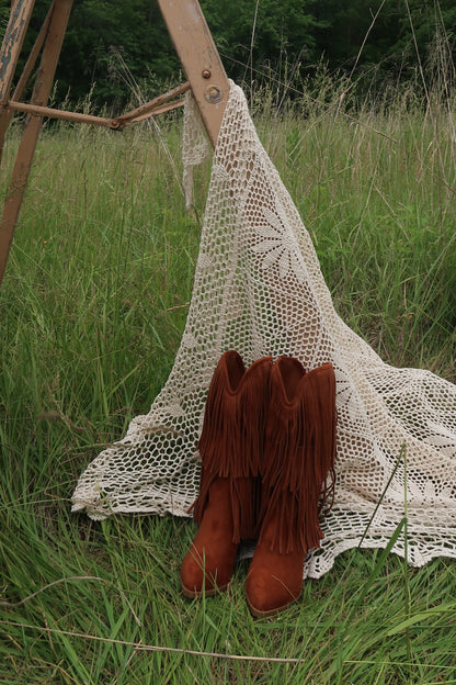 Miley Fringe Boots