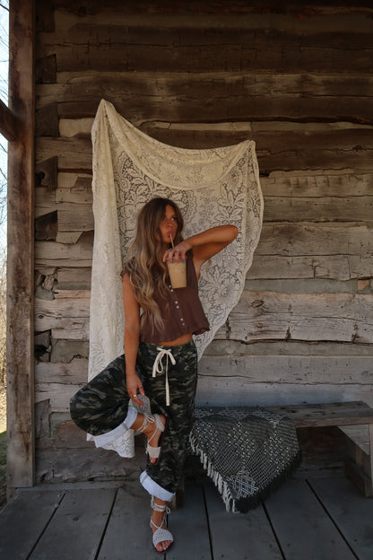 Camo Barrel Pant