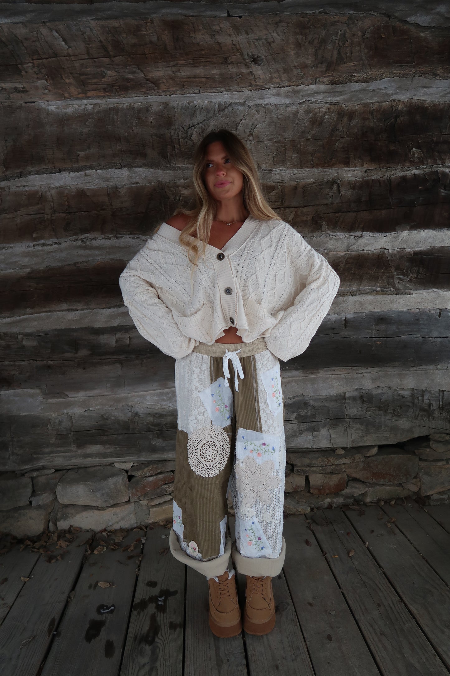 Vanilla Cream Cable Cardi