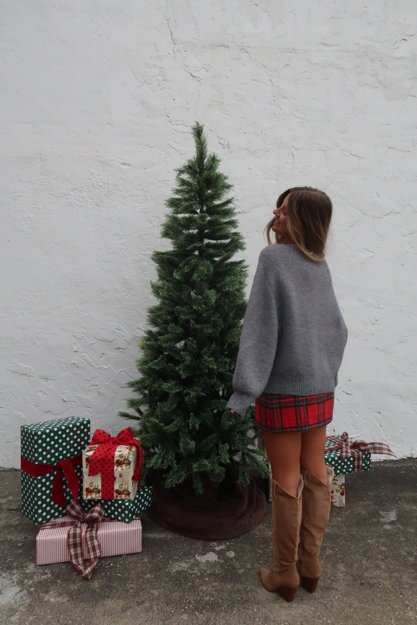 Tis the Season Grey Sweater