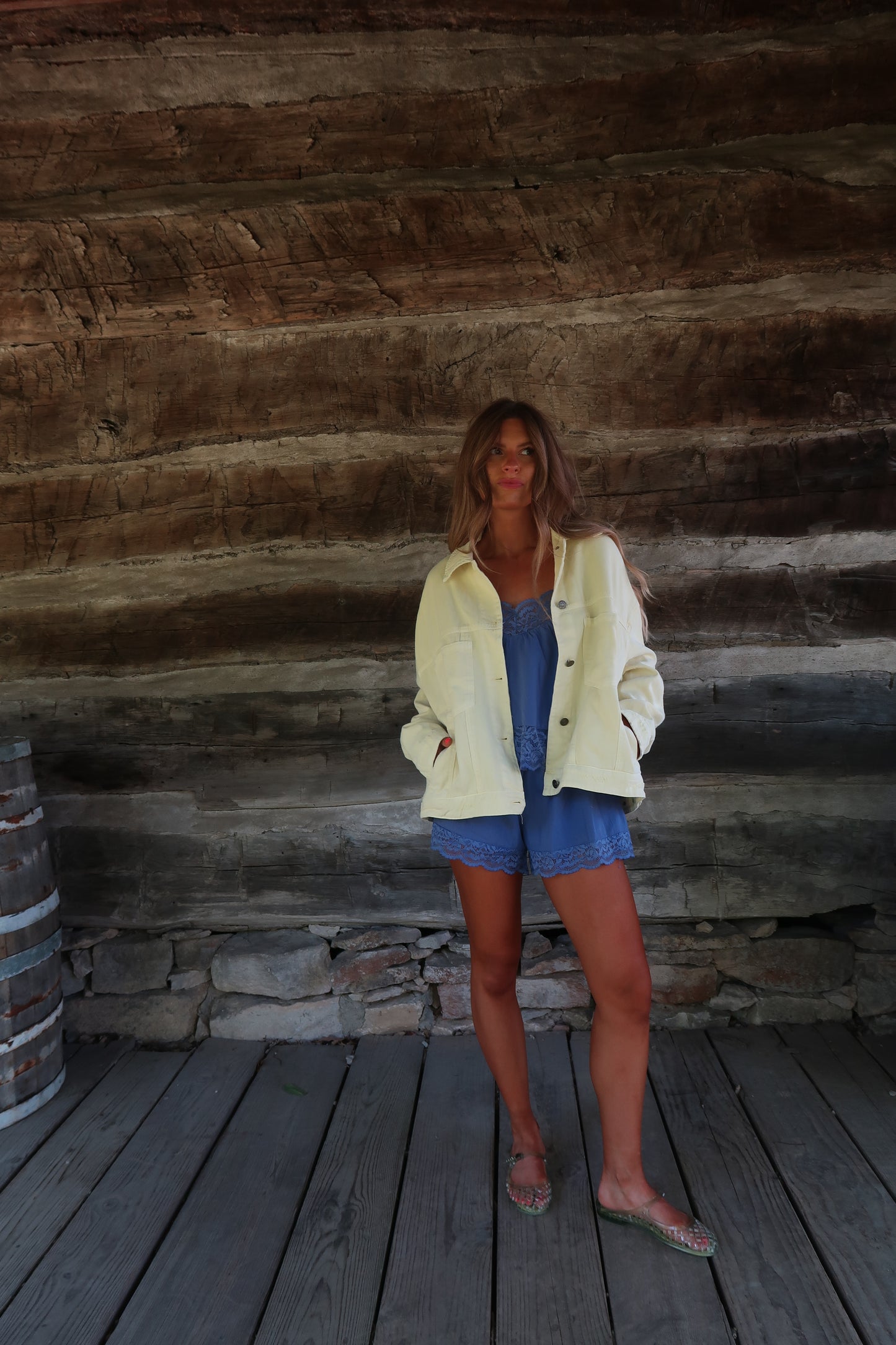 Lemon Drop Denim Jacket