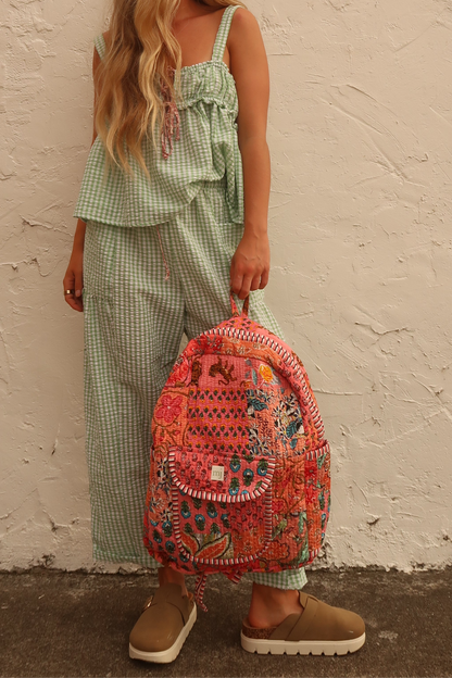 Debbie Quilted Backback