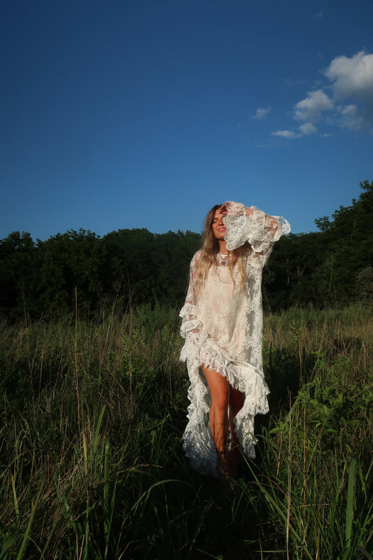 Reverie Lace High Low Dress