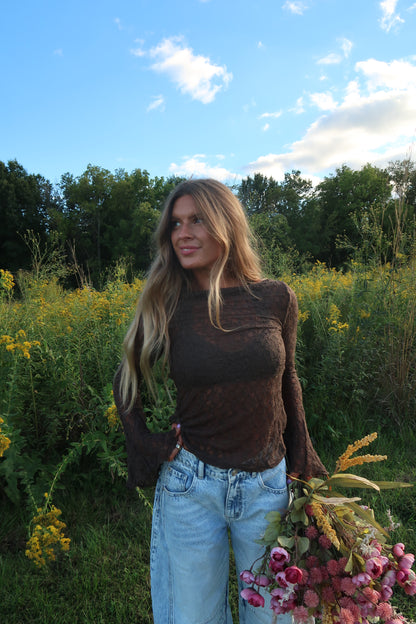 Ember Lace Top