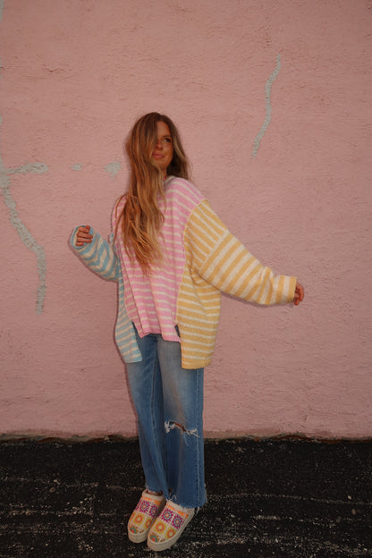 Sweet as Candy Stripe Sweater