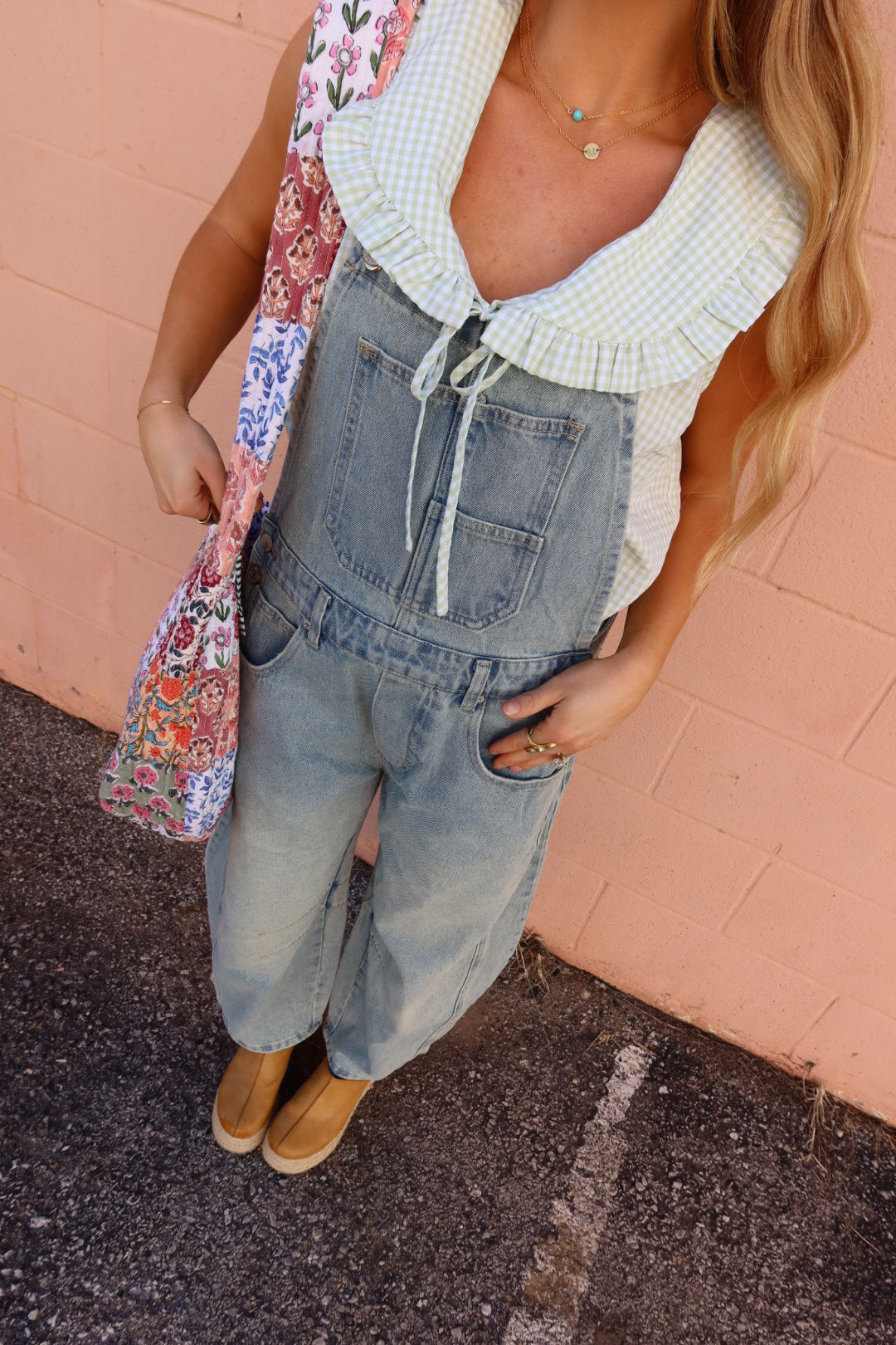 Lighten Up Barrel Overalls