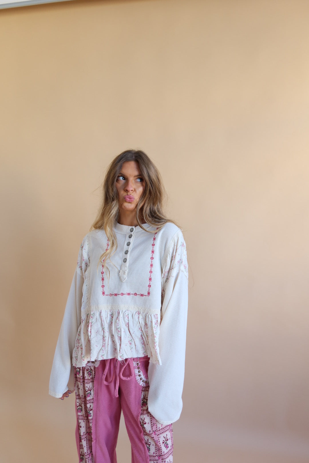 Soft Hearted Babydoll Top