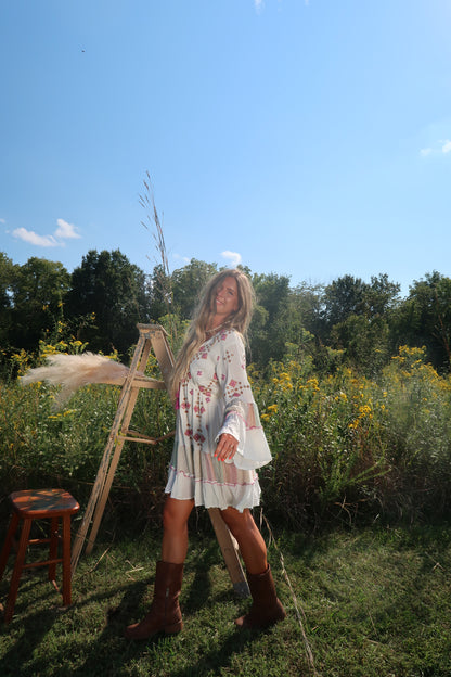Sunset Haze Shimmer Dress