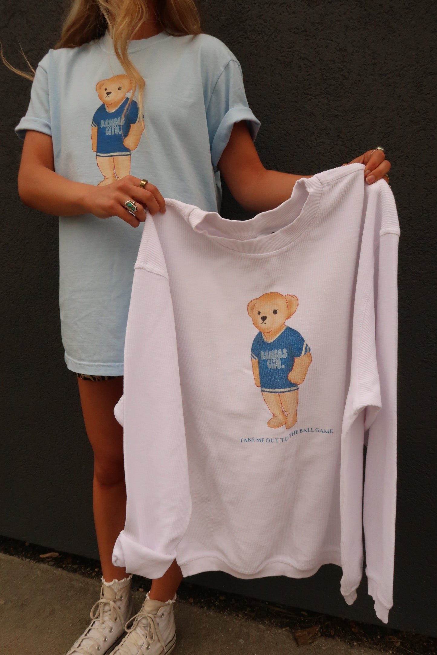 Blue Beary KC Corded Crew