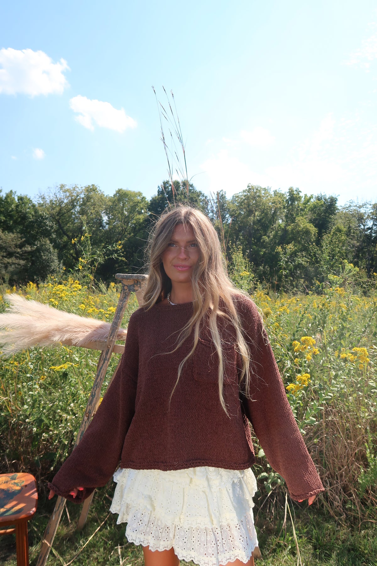 Hickory Boxy Sweater