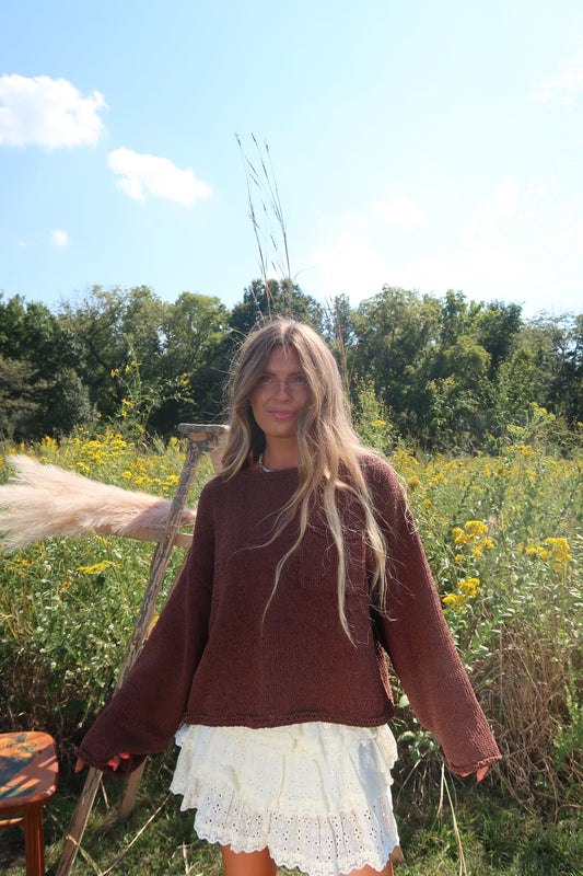 Hickory Boxy Sweater