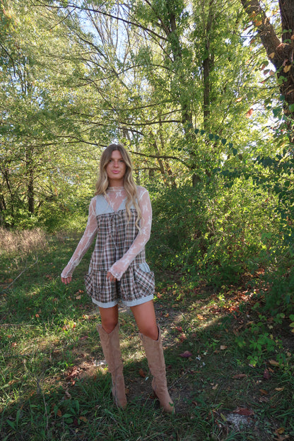 Sweet as Pecan Romper