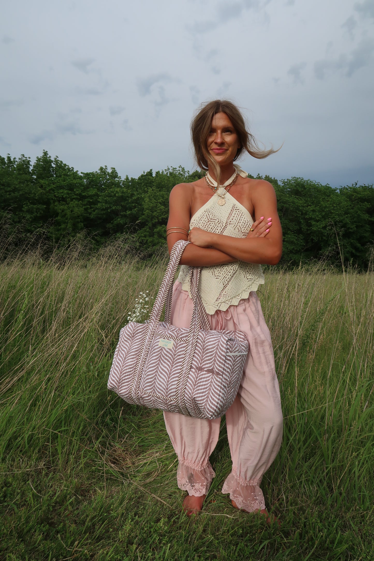 Zoey Quilted Duffle Bag