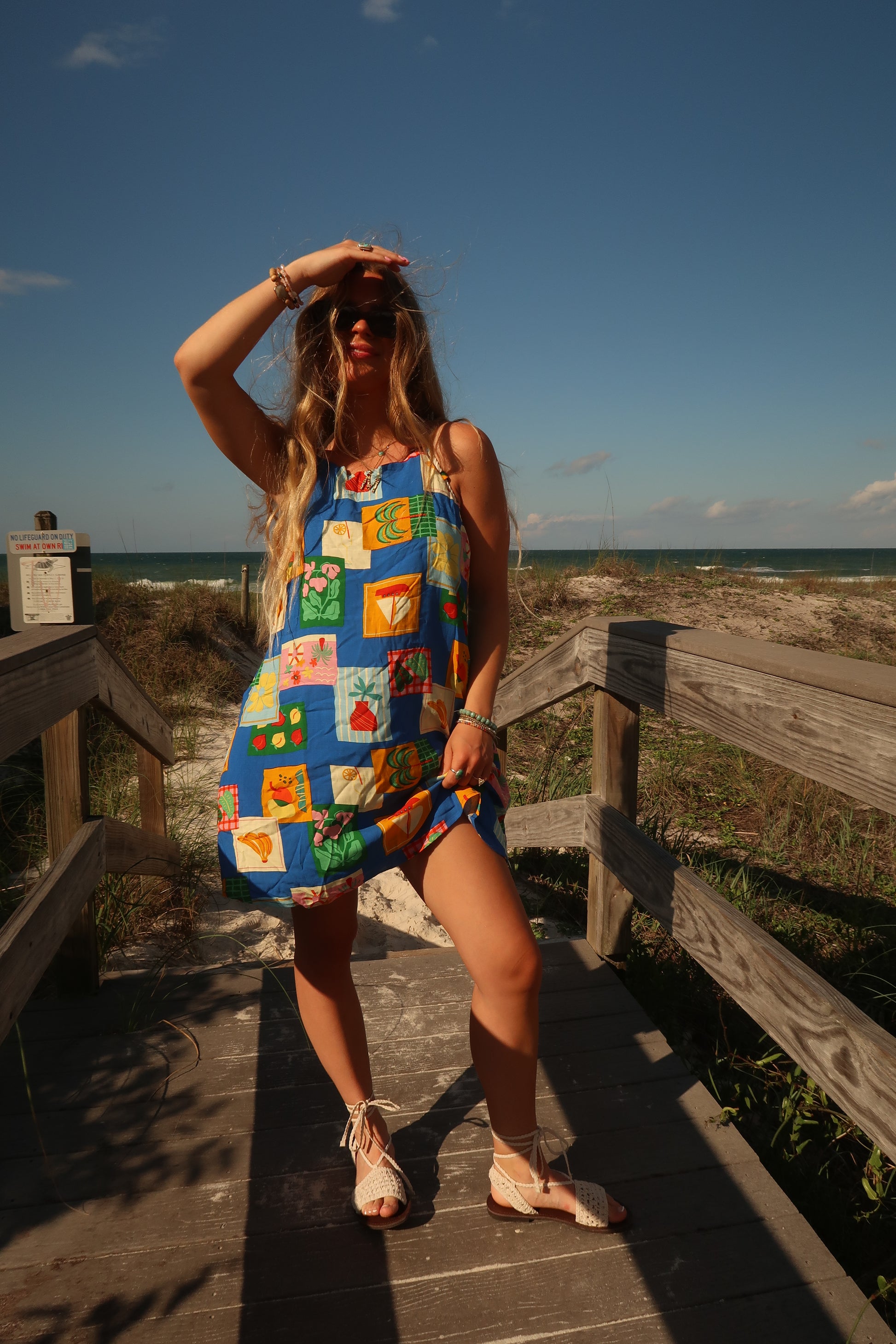 Postcards Halter Dress