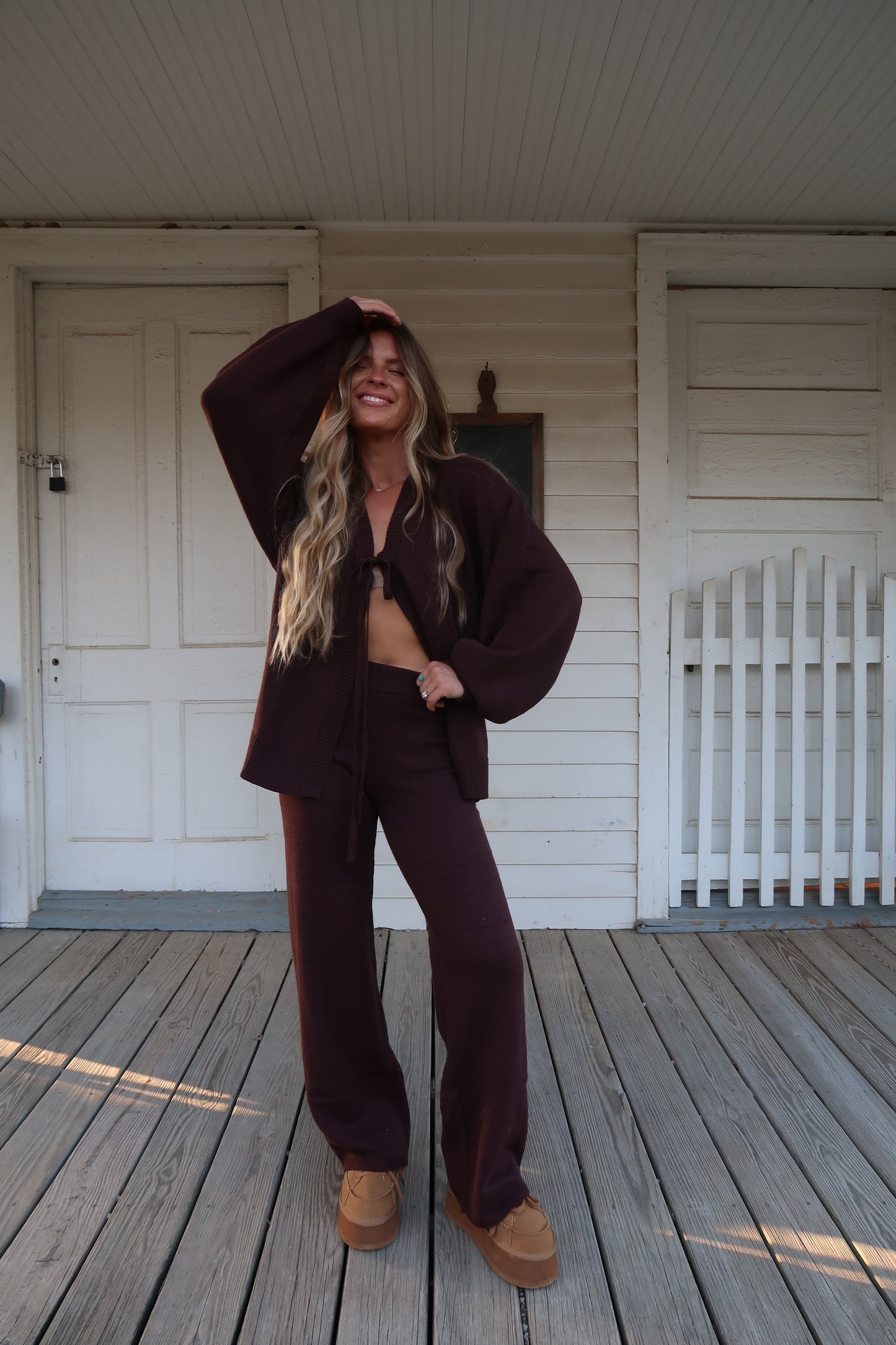 Chocolate Sweater Set