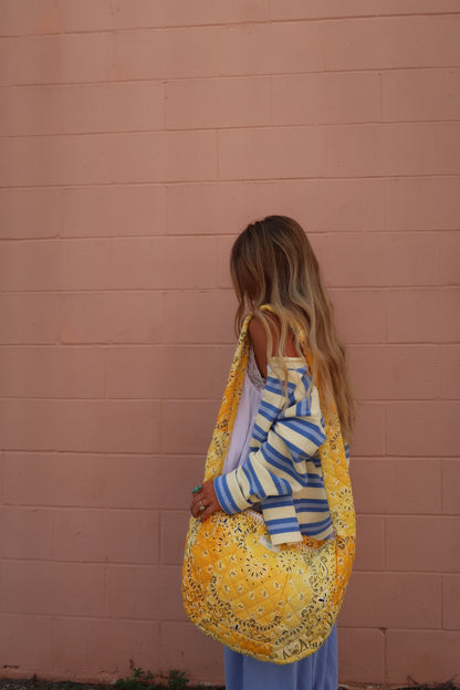 Sunny Quilted Hobo Bag