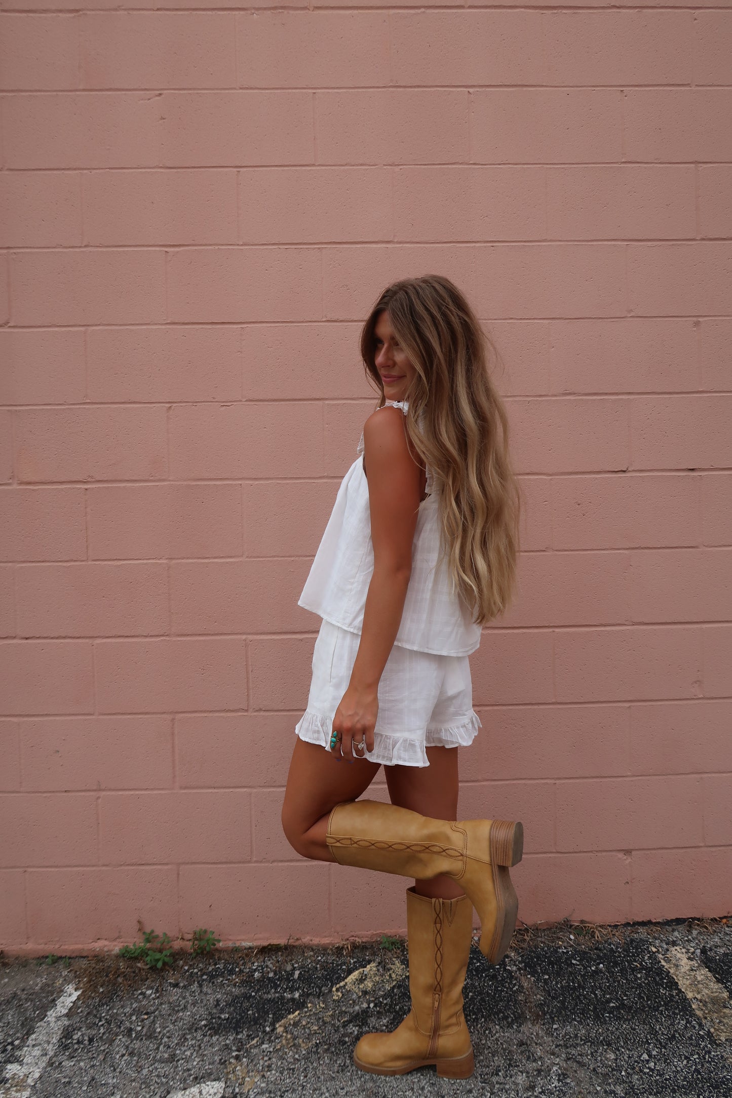 Dove Frill Shorts