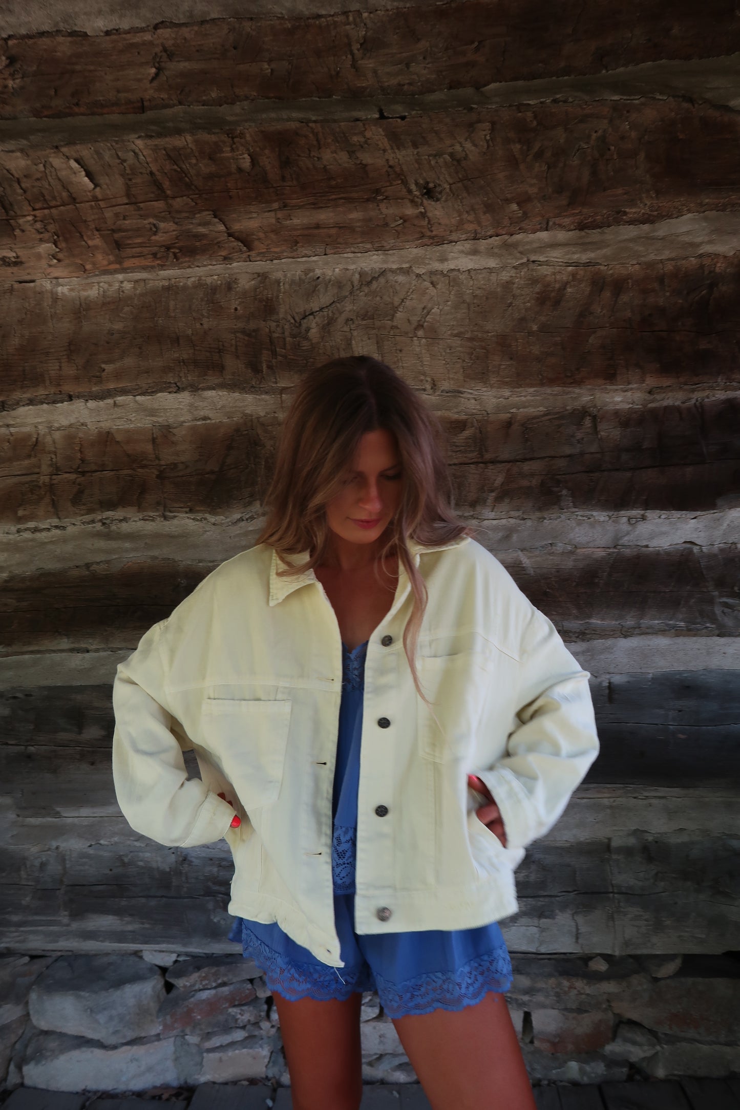 Lemon Drop Denim Jacket