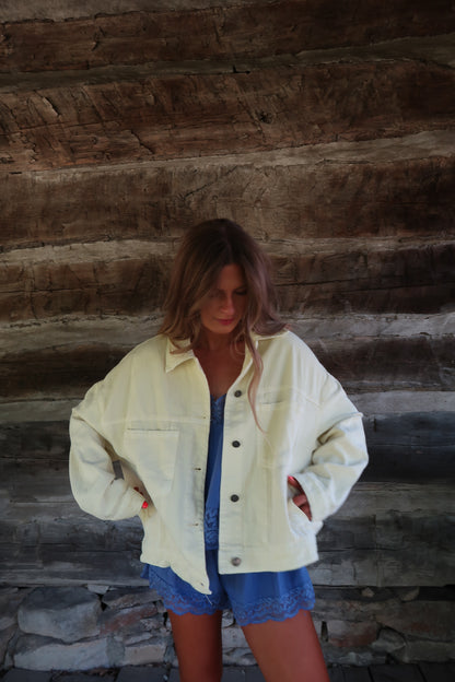 Lemon Drop Denim Jacket