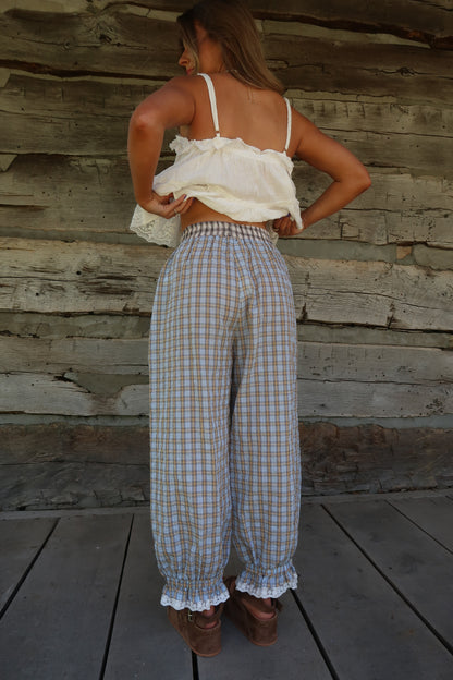 Goldie Plaid Boxer Pant