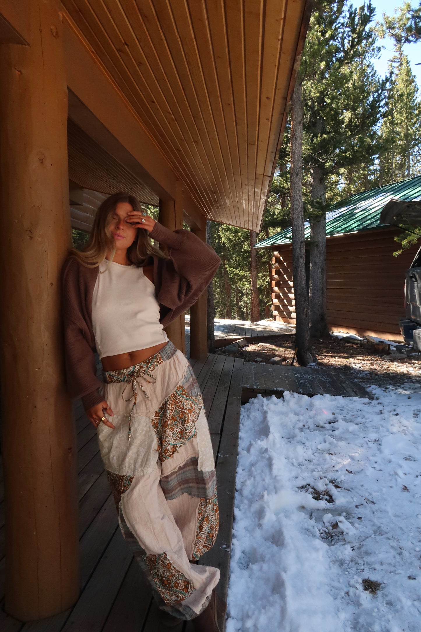 Cabin Fever Patchwork Jogger