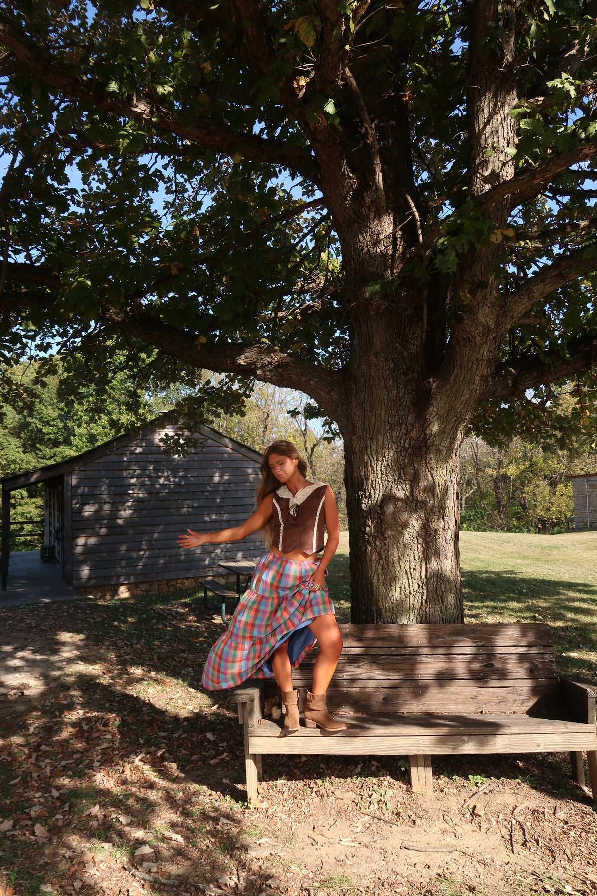 Candyland Tiered Maxi Skirt