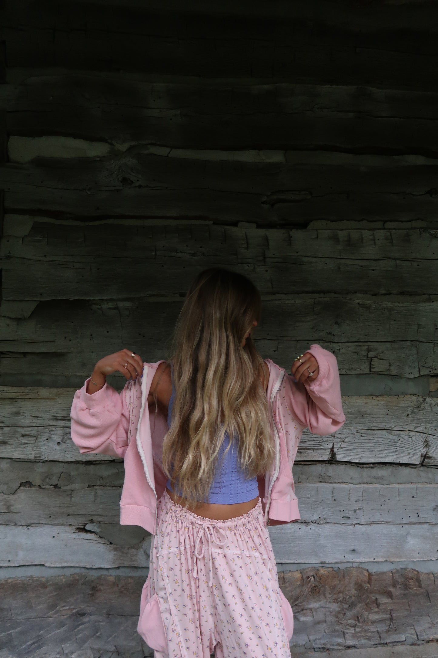 Blushing Zip Up Jacket