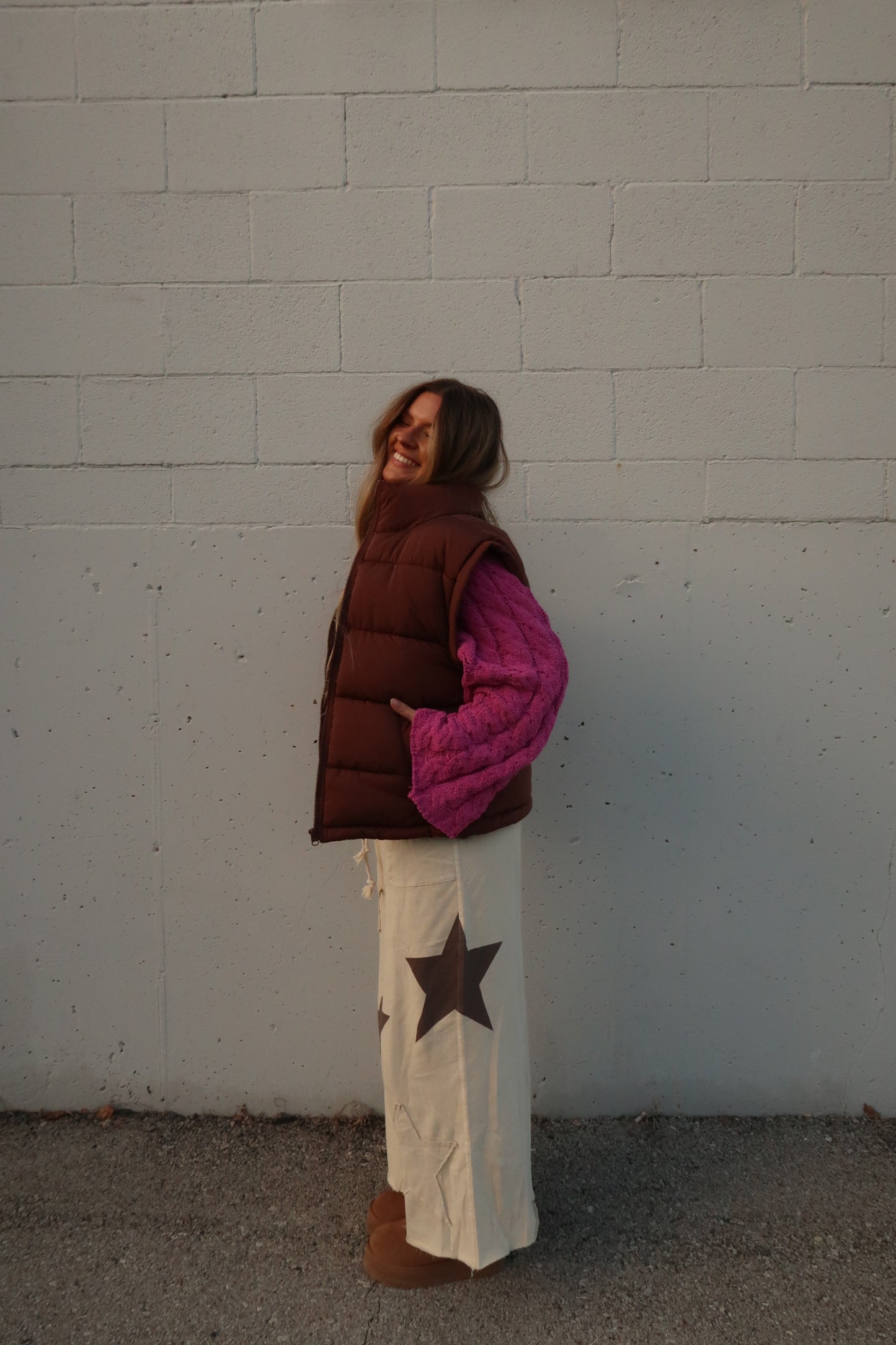 Brownie Oversized Puffer Vest