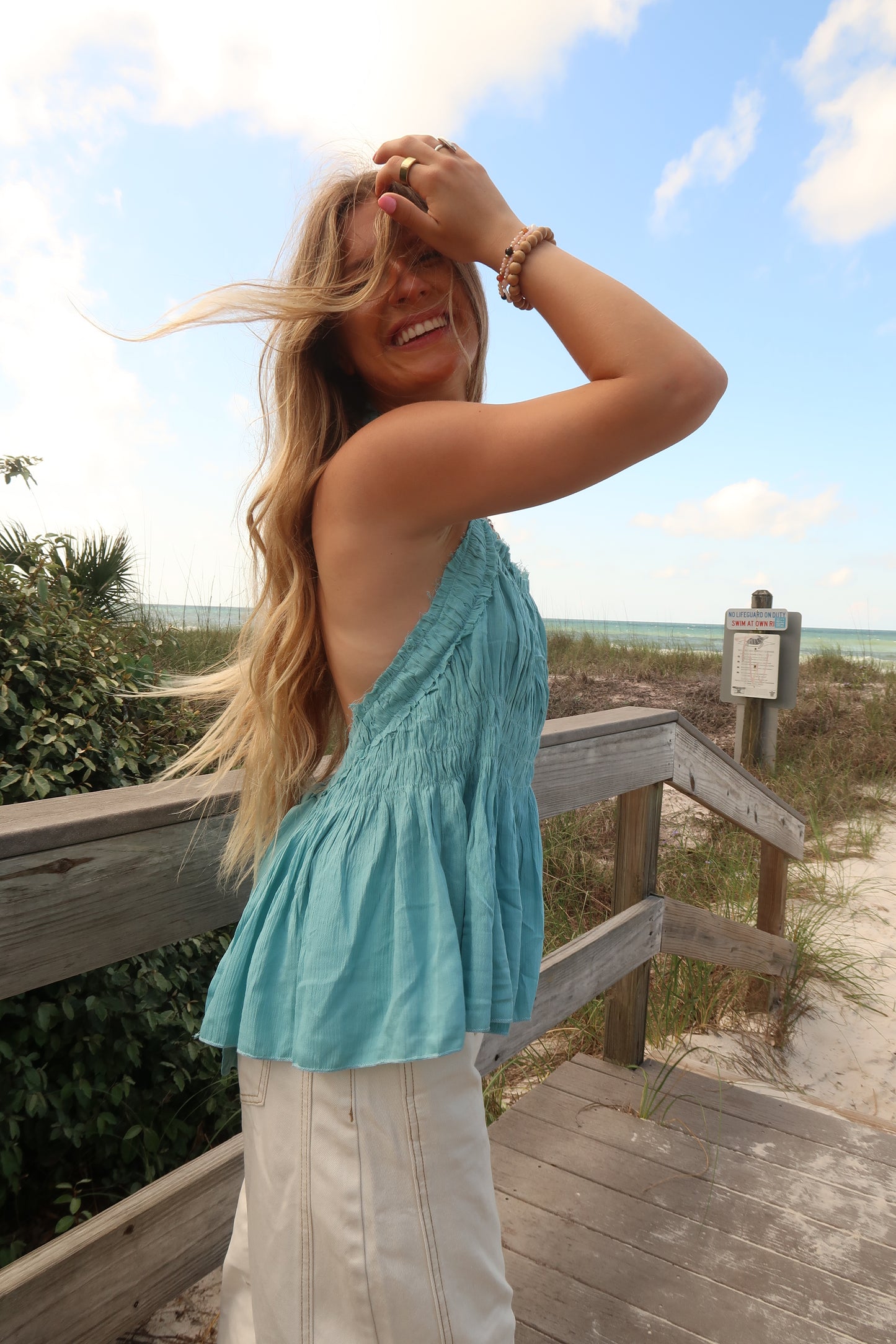 Lagoon Halter Top