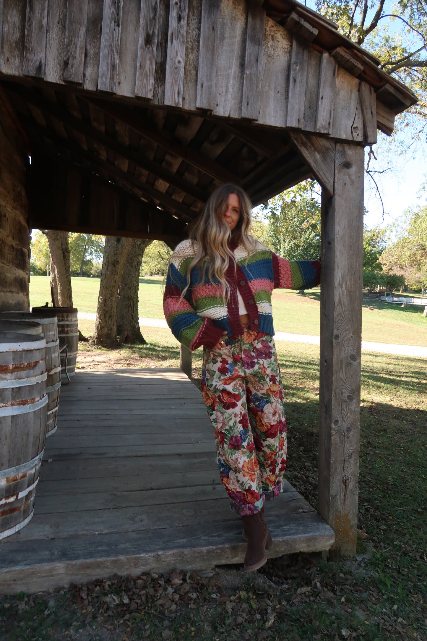 Not Your Grandmas Floral Barrels