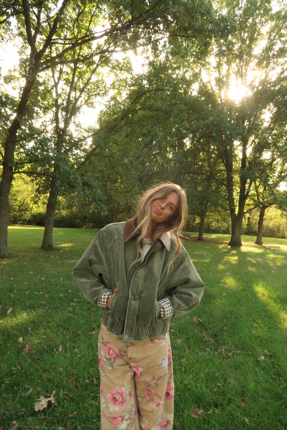Willow Corduroy Bomber Jacket