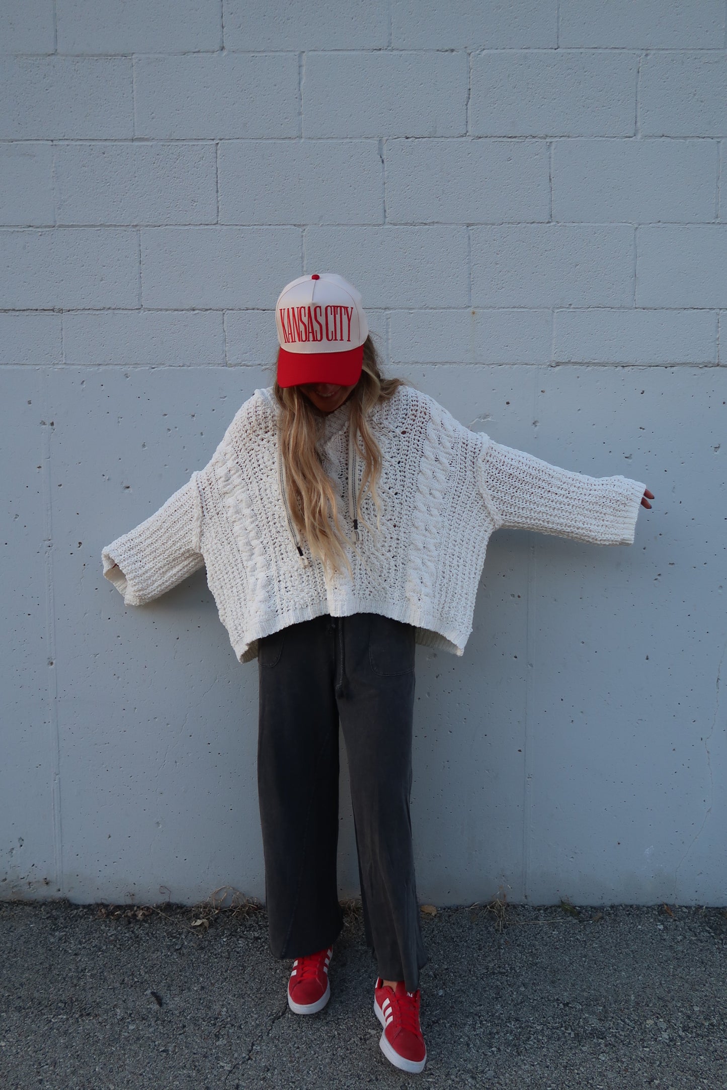 Marshmallow Hooded Sweater